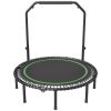 VEVOR 51" Foldable Mini Fitness Trampoline Adults Exercise Rebounder with Handle