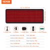 VEVOR Red Light Therapy Mat for Body, 400PCS 3-Chip LED Light Therapy Pad with Controller, 10Hz Pulse, 5-30 Min Timer