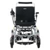 Intelligent Lightweight Foldable Electric Wheelchairs, Compact Power Wheelchair, Portable Folding Carry Wheelchair--SILVER
