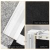 10' Threshold Ramp,Portable Wheelchair Ramp,Carpeted Foldable Handicap Ramp,
