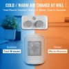 VEVOR Portable Electric Space Heater with Thermostat, 1000W/1500W 2-Level Adjustable Quiet Ceramic Heater Fan