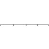 VEVOR Pipe Stair Handrail, 13FT Staircase Handrail, 440LBS Load Capacity Carbon Steel Pipe Handrail, Industrial Pipe Handrail with Wall Mount Sup