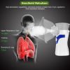 Handheld Ultrasonic Mesh Atomizer Nebulizer Breathing Inhale Mist Compressor Steamer w/ Adult Kid Mask Mouthpiece