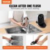 VEVOR Slow Masticating Juicer, Cold Press Juicer Machine with Reverse Function, Quiet Motor Slow Juicer, Juice Extractor Maker Easy to Clean with Brus
