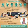 Full Body Electric Massage Mat with Heat Vibration Massage Pad Cushion Back Massage Mattress Chair Pad with Neck Massage Pillow with 10 Vibration Moto