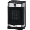 VEVOR Electric Space Heater with Thermostat Remote Control, 2-Level Adjustable Quiet Ceramic Heater Fan