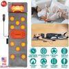 Full Body Electric Massage Mat with Heat Vibration Massage Pad Cushion Back Massage Mattress Chair Pad with Neck Massage Pillow with 10 Vibration