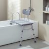 VEVOR Tub Transfer Bench for Bathtub, Adjustable Shower Seats for Adults, Lightweight Shower Bench for Elderly and Disabled