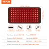 VEVOR Red Light Therapy Pad, 120PCS 3-Chip LED Light Therapy Pad, 660nm & 850nm Dual Wavelengths Light Therapy for Back Shoulder Neck Pain Relief