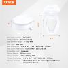 VEVOR Raised Toilet Seat 5" Raised 300 lbs Universal Toilet Riser for Elderly