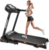 330LBS Folding Electric Treadmill Aerobic Training 14.8KM/h Running Fitness LCD Display 5in 3.5HP motor
