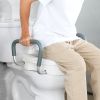 VEVOR Raised Toilet Seat, 5" Height Raised, 350 lbs Weight Capacity, for Round and Elongated Toilet, Twist Lock Installation