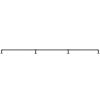 VEVOR Pipe Stair Handrail, 9FT Staircase Handrail, 440LBS Load Capacity Carbon Steel Pipe Handrail, Industrial Pipe Handrail with Wall Mount Supp