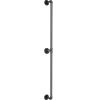 VEVOR Pipe Stair Handrail, 4FT Staircase Handrail, 440LBS Load Capacity Carbon Steel Pipe Handrail, Industrial Pipe Handrail with Wall Mount Supp