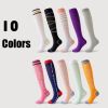 Womens Running Compression Socks Crew Athletic Hiking Wicking Cushioned Anti-odor And Breathable For Running Hiking Cycling Fitness