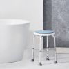 VEVOR Shower Chair for Inside Shower, 360 Degree Swivel Shower Seat, Adjustable Height Shower Stool