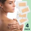 Reusable Silicone Scar Sheets for Surgical Scars, 1.6 x 3 Inches. Pack of 4 Nude Silicone Scar Strips, C-Section, Keloid