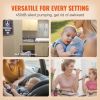 VEVOR Breast Pump, Wearable Electric Breast Pumps Hands Free, 4 Mode & 12 Levels, 300mmHg Strong Suction, Ultra-Quiet Rechargeable Portable Breastfeed