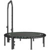 VEVOR 51" Foldable Mini Fitness Trampoline Adults Exercise Rebounder with Handle