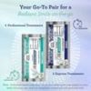 GuruNanda Teeth Whitening Strips With Non-Slip Design – 7-Day Enamel-Safe Whitening Treatment – Easy Peel And Apply – For Sensitive Teeth