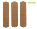 Pack of 2400 Adhesive Bandages 1" x 3" Tan Adhesive Strips for Wound Protection Plastic Sterile Bandages with Non-Adherent pad Single Use Latex-F