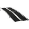 10' Threshold Ramp,Portable Wheelchair Ramp,Carpeted Foldable Handicap Ramp,