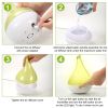 Ultrasonic Cool Mist Humidifier Aroma Essential Oil Diffuser Drop-shaped  for Home Office Spa Yoga Room Relax