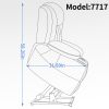 Dual Motor Infinite Position Up to 350 LBS Leatheraire Power Lift Recliner Chair