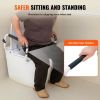 VEVOR Toilet Safety Rail, 300LBS Capacity Toilet Seat Frame, Adjustable Width Fit Most Toilets, Easy Installation