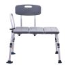 VEVOR Tub Transfer Bench for Bathtub, Adjustable Shower Seats for Adults, Lightweight Shower Bench for Elderly and Disabled