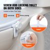 VEVOR Raised Toilet Seat 5" Raised 300 lbs Universal Toilet Riser for Elderly