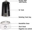 Humidifiers for Bedroom Quiet Ultrasonic Cool Mist Humidifier 5L with Auto Shut-Off Adjustable Mist Output Double 360°Nozzle Negative Ion,Less Than 30