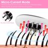 Electric Scalp Massage Comb Microcurrent Hair Brush Handheld Head Scratcher Massager Hair Oil Applicator with Vibration Micro-Current Mode Red &
