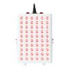 VEVOR Red Light Therapy for Body Face, 60 Dual-Chip LEDs, Red 660nm & Near Infrared 850nm Combo, High Power Red Light Therapy Panel for Recovery