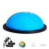 VEVOR Half Exercise Ball Trainer, 23 inch Balance Ball Trainer, 660 lbs Capacity Stability Ball, Yoga Ball with Resistance Bands and Pump
