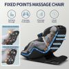Full Body Massage Chair, Zero Gravity Mode, Deep Tissue Massage Chair, Foot Massage, 8 Fixed Massage Roller, LCD Touch Screen, Waist Heater, Blue