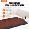 VEVOR Sauna Blanket for Detoxification, Portable Far Infrared Sauna for Home Relaxation, 1-6 Level Adjustable Temprature Rannge 95-185°F , 1-60 Minute