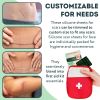 Reusable Silicone Scar Sheets for Surgical Scars, 1.6 x 3 Inches. Pack of 4 Nude Silicone Scar Strips, C-Section, Keloid