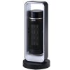 VEVOR Electric Space Heater with Thermostat Remote Control, 1000W/1500W 2-Level Adjustable Quiet Ceramic Heater Fan