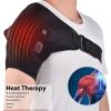 USB Heated Shoulder Massager Shoulder Brace; Electric Heated Knee Elbow Shoulder Brace Wrap; Vibration Knee Heating Pad; Heating Pad For Knee Elb