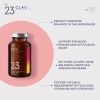 CLAV Meno Balance Menopause Support with Wild yam Root Red Clover Siberian Rhubarb Hot Flash Relief Mood Swings & Muti Symptom Support 120 Capsules