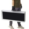 wheel chair ramp 7ft ,aluminium threhold ramp,Portable and Foldable, 600 Pound Capacity, Non-Skid Surface, Two Separate Pieces, for Home, Steps