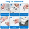 Toilet Safety Rails for Elderly Adjustable Toilet Safety Rails Stand Alone Toilet Safety Frame with Adjustable Heights Width for Elderly Pregnant