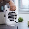 VEVOR Portable Electric Space Heater with Thermostat, 1000W/1500W 2-Level Adjustable Quiet Ceramic Heater Fan