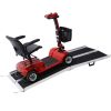 wheel chair ramp 7ft ,aluminium threhold ramp,Portable and Foldable, 600 Pound Capacity, Non-Skid Surface, Two Separate Pieces, for Home, Steps
