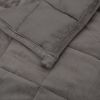 Weighted Blanket Gray 53.9"x78.7" 22 lb Fabric