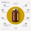 Vitamin B Complex 120 Capsules All 8 B Vitamins with Co Factors Myo Inositol & Choline Supports Energy Metabolism Vegan Made in Germany