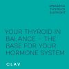 CLAV Organic Thyroid Support Supplement with Sea Kelp and Selenium from Mustard Seed Extract 120 Capsules Natural Thyroid Suppleme