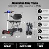 MOBIFREE Powered Lightweight Manual Folding Mobility Scooter M2020 for Adults and Seniors.