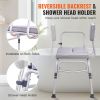 VEVOR Tub Transfer Bench for Bathtub 500lbs, Shower Seats for Adults, Lightweight Shower Bench for Elderly and Disabled with Padded Seat